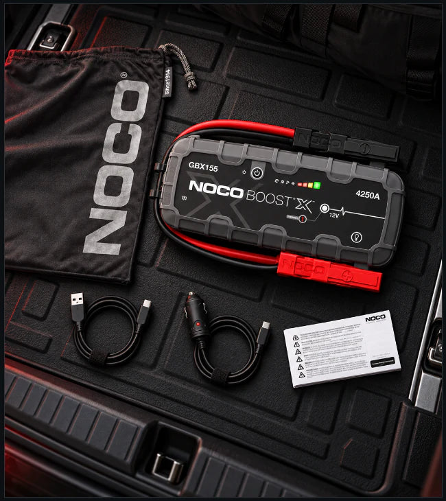 NOCO GBX155 Set im Kofferraum