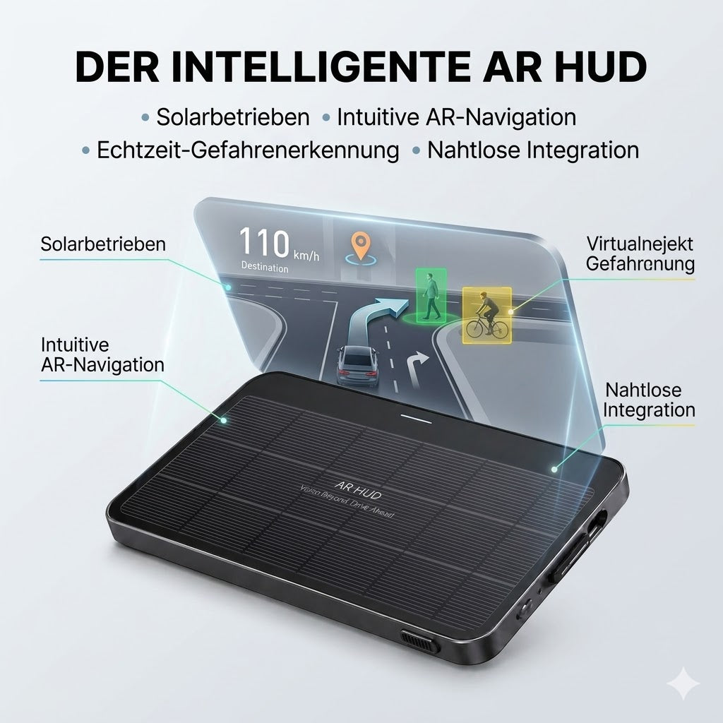 AR HUD Auto Head-Up Display – Echtzeit Navigation & Geschwindigkeit