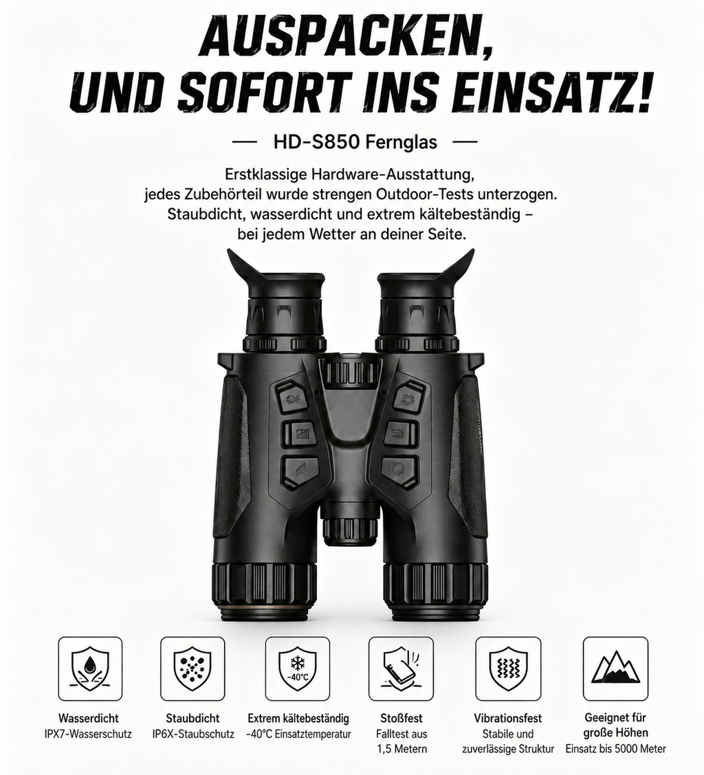 Binoculares térmicos multiespectrales HIKMICRO HABROK 4K HQ35L 5.5-22×60