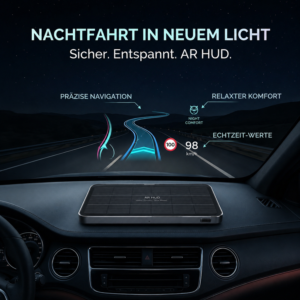 AR HUD Auto Head-Up Display – Echtzeit Navigation & Geschwindigkeit