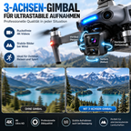Profi Wärmebild-Drohne mit 4K Kamera, Infrarot & GPS, für Jagd, Sicherheit und Industrie