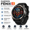 Garmin Fenix 8 Smartwatch – AMOLED, GPS, lange Akkulaufzeit & wasserdicht