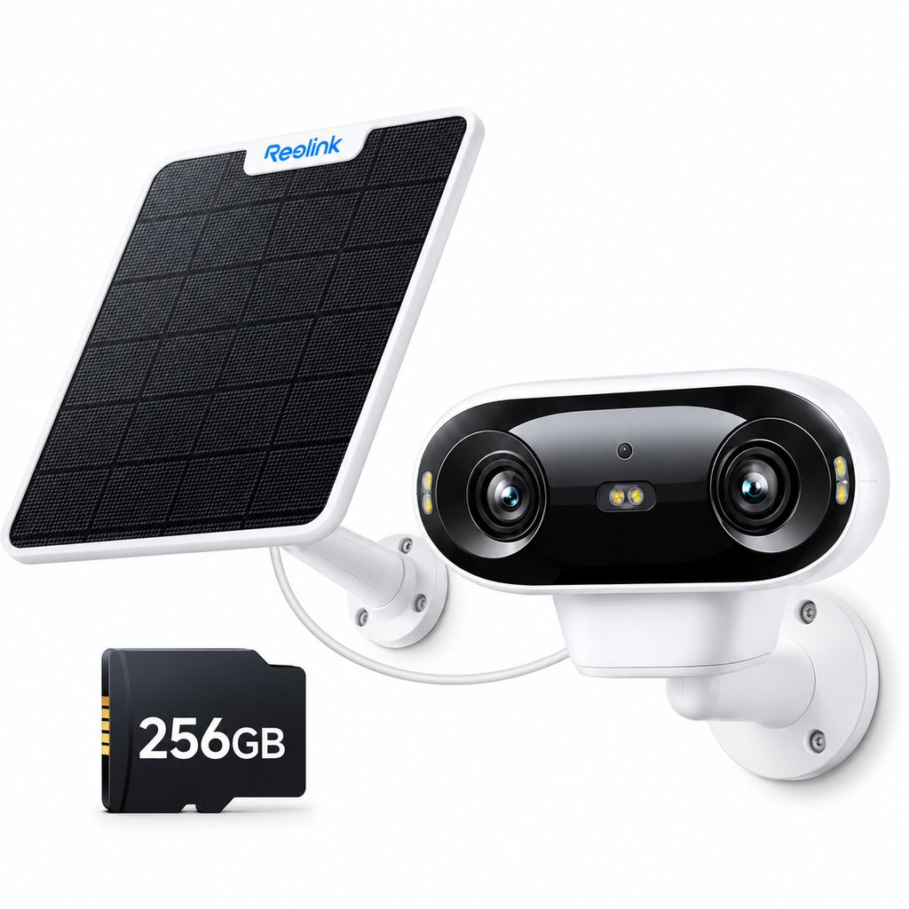 Reolink Kamera Argus 4 Pro 4K, Akku Außenkamera, WLAN Überwachungskamera mit Nachtsicht