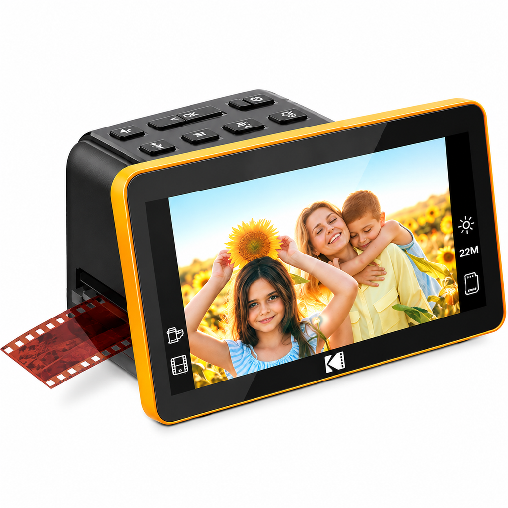 Kodak Slide N Scan – 14MP Filmscanner mit 5" Display, 135/126/110 Dia & Negativ