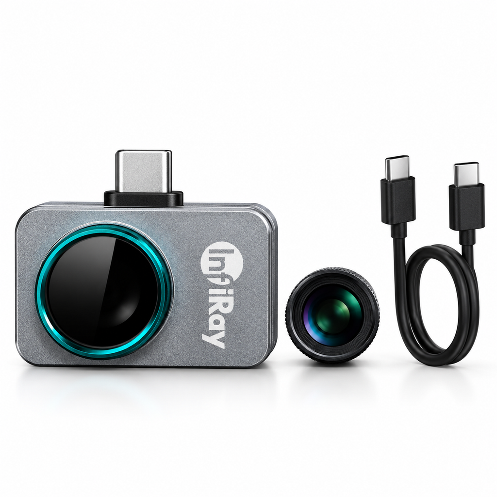 InfiRay P2 Pro Wärmebildkamera Handy – Infrarotkamera für Android & iPhone, USB-C / Lightning