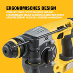 Leichter 3-in-1 Bohrhammer – Bohren, Hammerbohren und Meißeln für Heimwerker