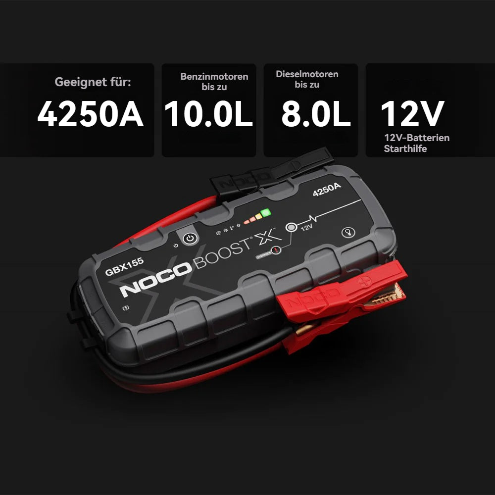 【Výročí NOCO】NOCO Boost X GBX155 4250 A 12 V UltraSafe lithiový startovací zdroj