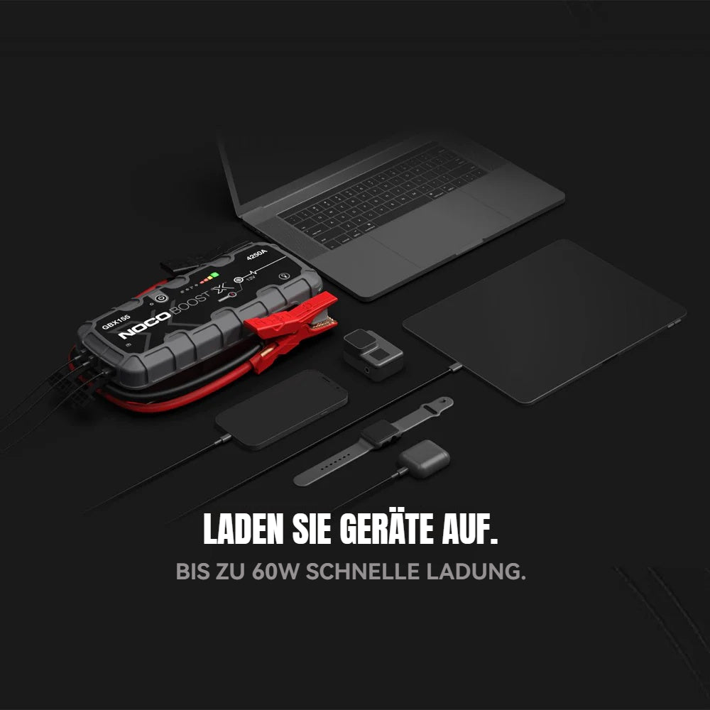 【NOCO Jubiläum】NOCO Boost X GBX155 4250 A 12 V UltraSafe Lithium-Starthilfegerät