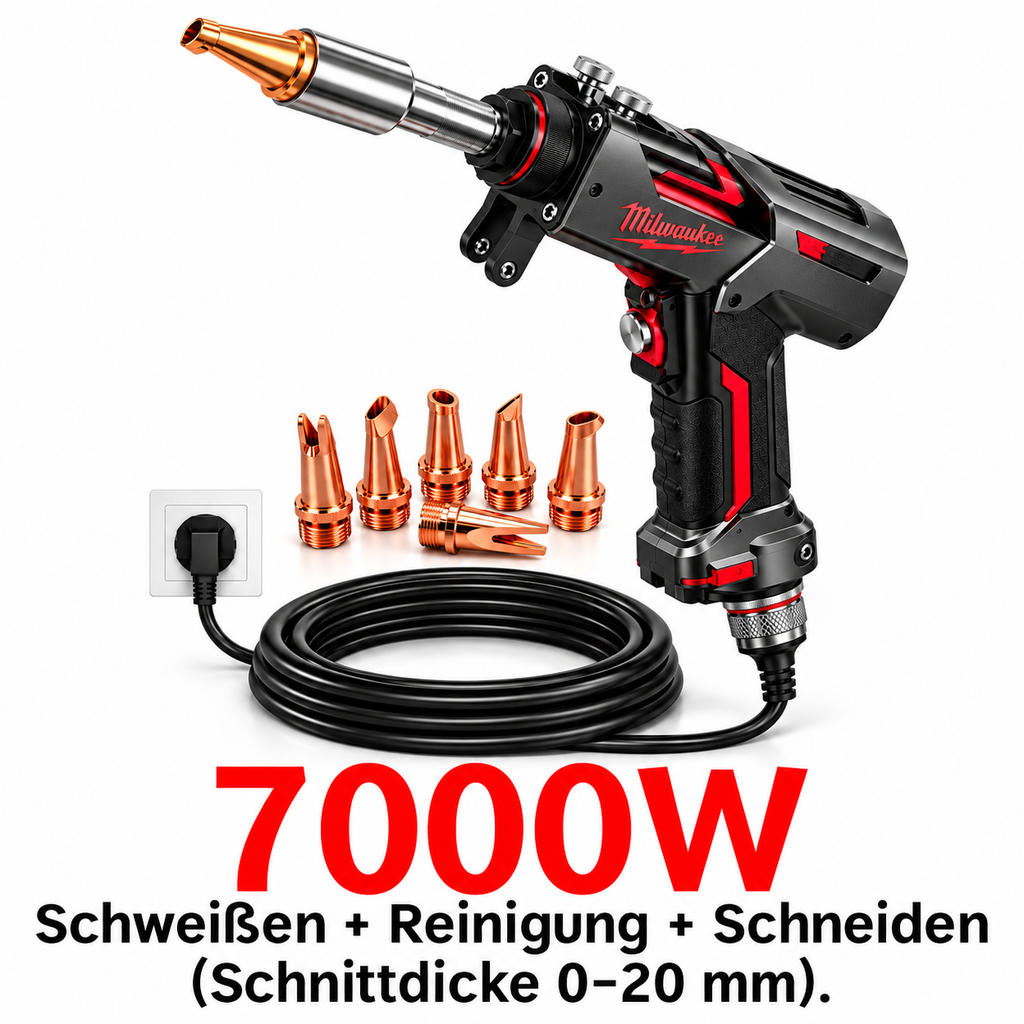 Milwaukee Schweißgerät für Metallbau – Tragbares 4-in-1 Schweißgerät