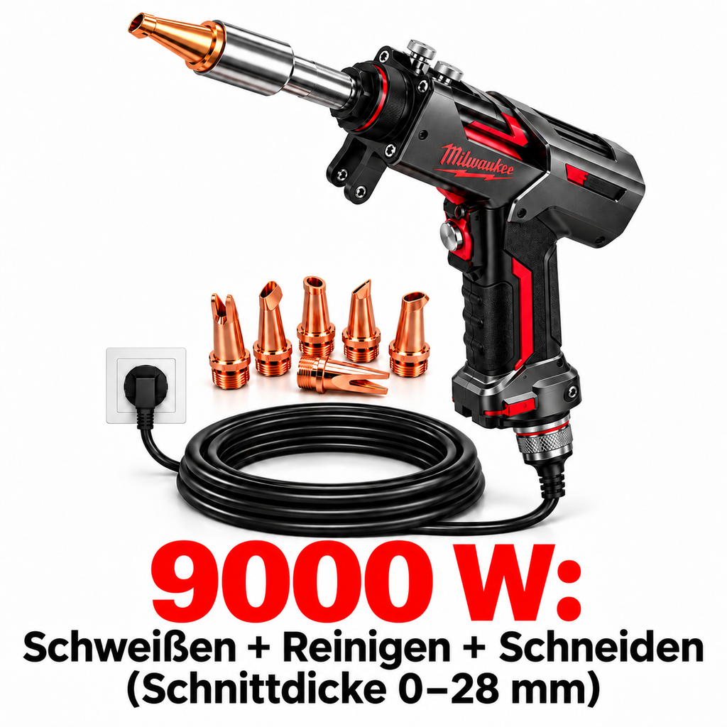 Milwaukee Schweißgerät für Metallbau – Tragbares 4-in-1 Schweißgerät