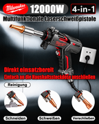 Milwaukee Schweißgerät für Metallbau – Tragbares 4-in-1 Schweißgerät