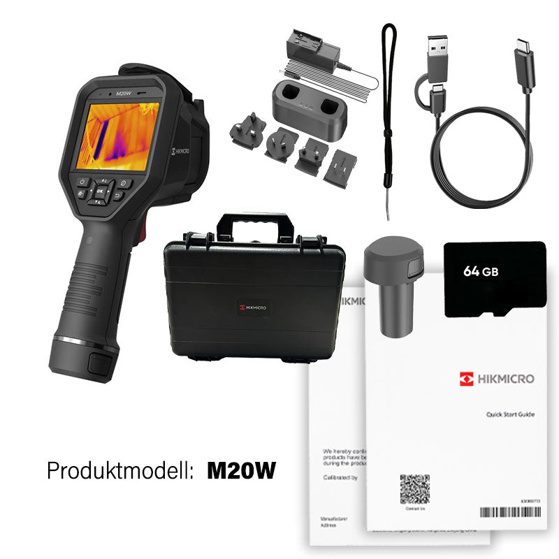HIKMICRO Wärmebildkamera – Tragbare Infrarotkamera & Thermografiekamera, E01 / Eco / Eco-V / B02S / M60 / M31T / M20W