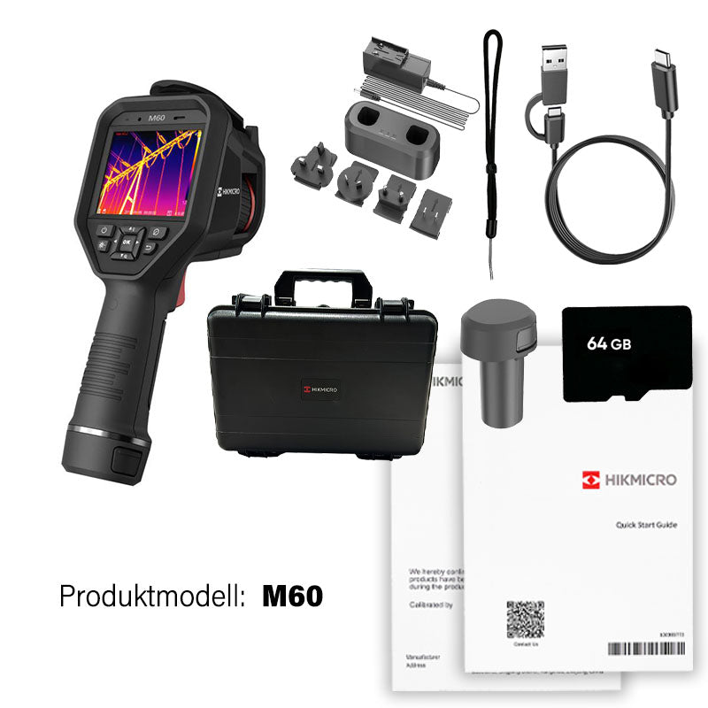 HIKMICRO Wärmebildkamera – Tragbare Infrarotkamera & Thermografiekamera, E01 / Eco / Eco-V / B02S / M60 / M31T / M20W