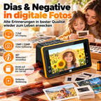 Kodak Slide N Scan – 14MP Filmscanner mit 5" Display, 135/126/110 Dia & Negativ