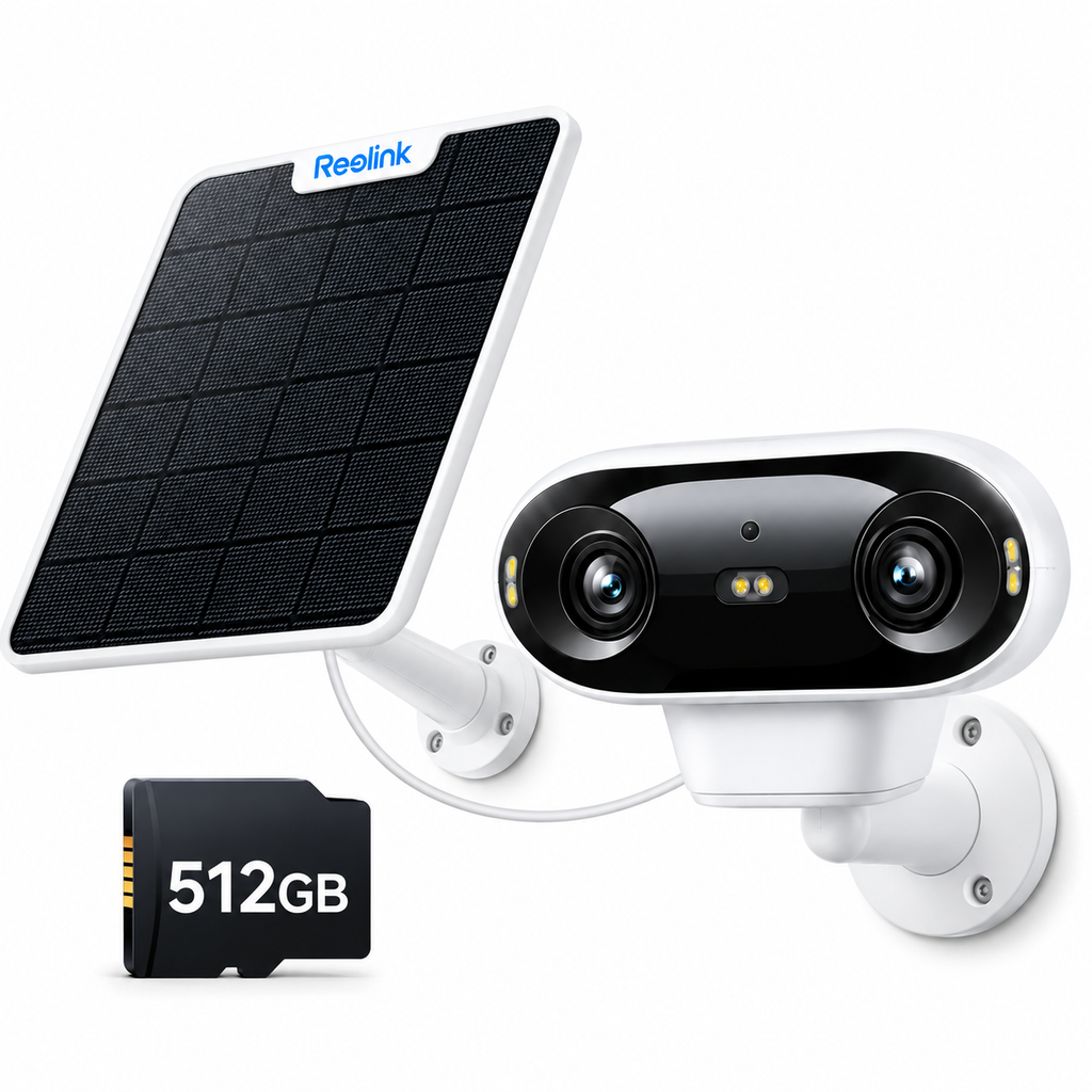 Reolink Kamera Argus 4 Pro 4K, Akku Außenkamera, WLAN Überwachungskamera mit Nachtsicht