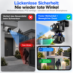 Cámara de seguridad exterior Wi-Fi Eufy – Floodlight Cam E340 con cámara dual 3K 360°