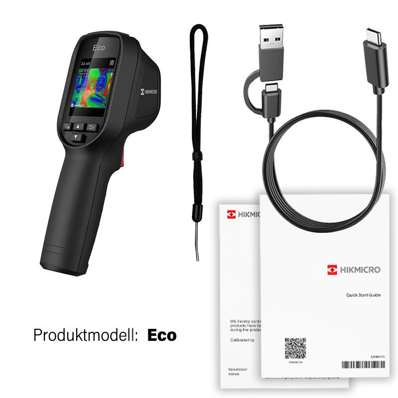 HIKMICRO Wärmebildkamera – Tragbare Infrarotkamera & Thermografiekamera, E01 / Eco / Eco-V / B02S / M60 / M31T / M20W