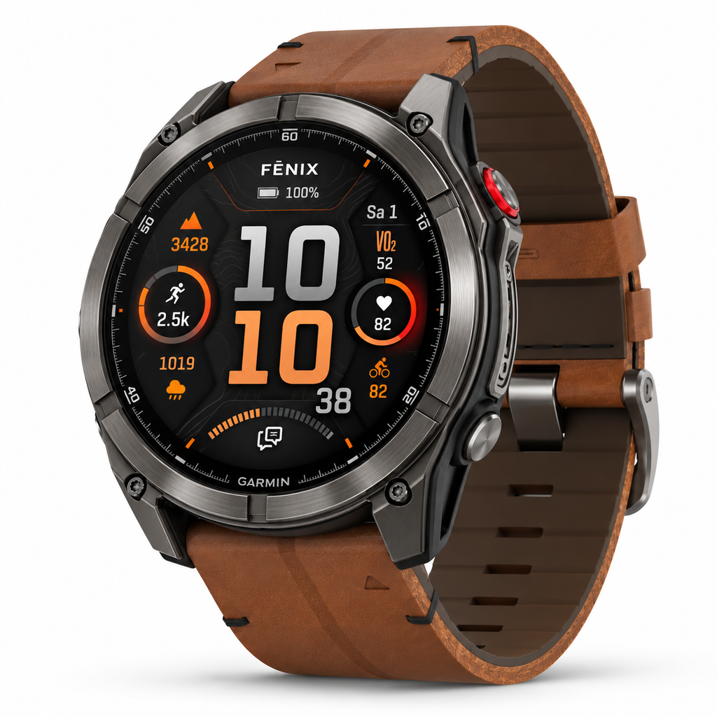 Garmin Fenix 8 Smartwatch – AMOLED, GPS, lange Akkulaufzeit & wasserdicht