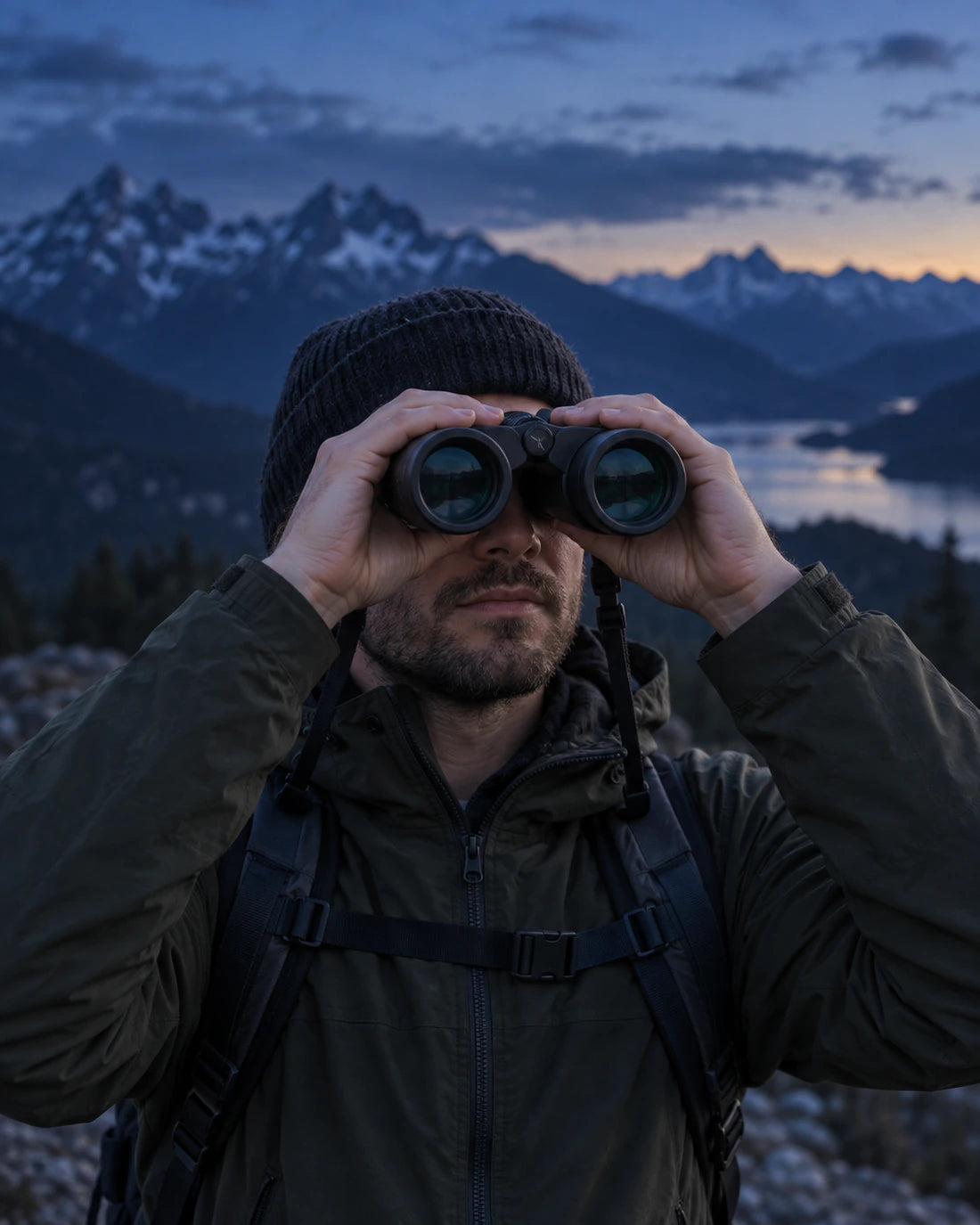 Observación binocular relajada