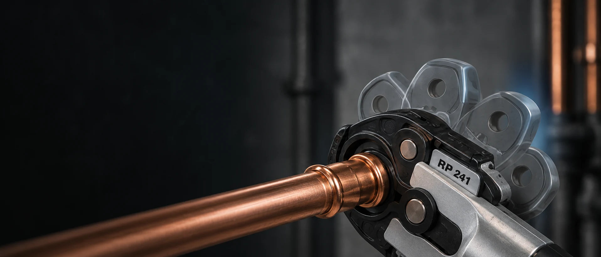 Drehbarer Presskopf der RIDGID RP 241